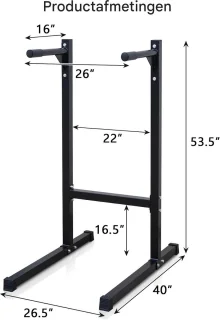 BolFlow® Dip Station Zwart
