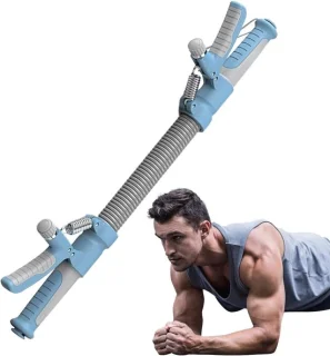 Borstarmtrainer - Dubbele spiertrainer (Blauw)