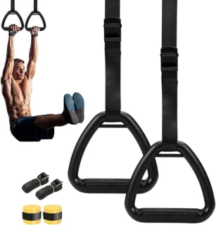 Calisthenics ringen - gymnastiek ringen - verstelbare banden