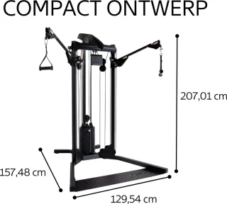 Centr 1 Home Gym Functional Trainer Zwart