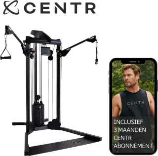 Centr 1 Home Gym Functional Trainer Zwart