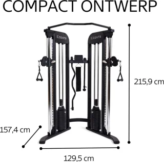 Centr 2 Functional Trainer Cable Crossover Zwart
