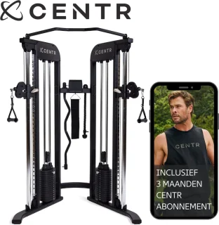 Centr 2 Functional Trainer Cable Crossover Zwart