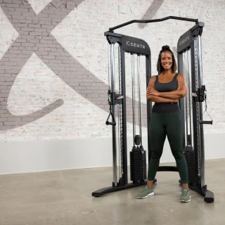Centr 2 Functional Trainer Cable Crossover Zwart