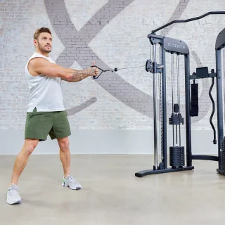 Centr 2 Functional Trainer Cable Crossover Zwart