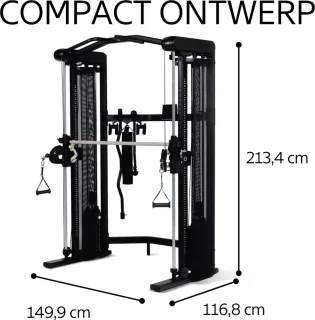 Centr 3 Home Gym Functional Trainer Zwart