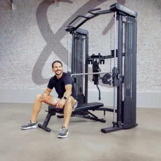 Centr 3 Home Gym Functional Trainer Zwart