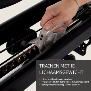 Centr Body Weight Home Gym Krachtstation Mat Zwart