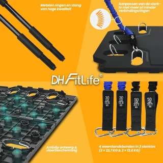 Complete Thuis Workoutset - Opvouwbaar Fitnessapparaat