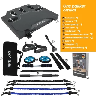 Complete Thuis Workoutset - Opvouwbaar Fitnessapparaat