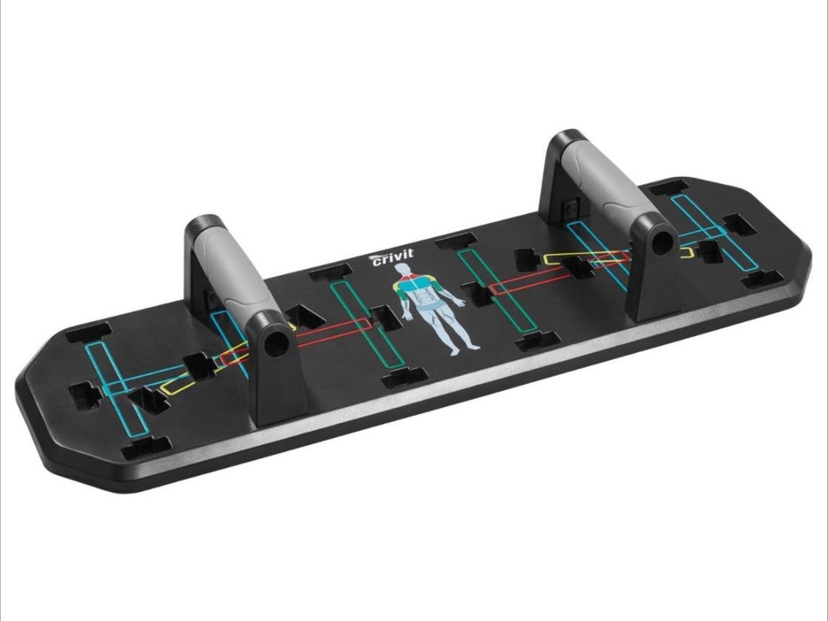 De CRIVIT® Push-up Board Multifunctioneel Opdrukbord in één oogopslag