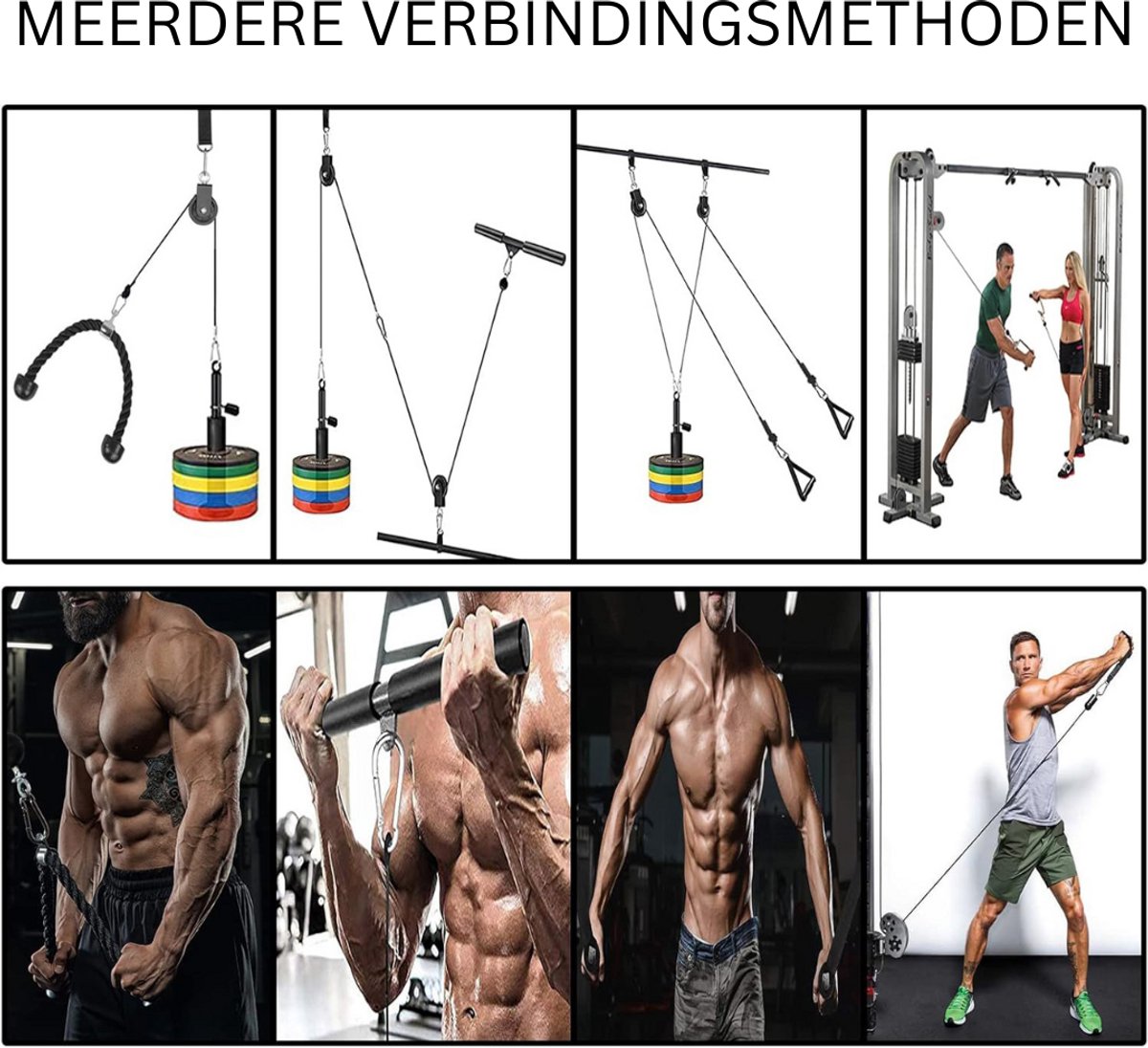 Wat vinden we goed aan de DailySupplies Fitness Kabelsysteem Home Gym