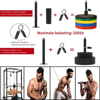 DailySupplies Fitness Kabelsysteem Home Gym
