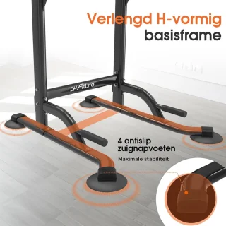 DH FitLife Power Tower Dip Station Krachtstation Thuis