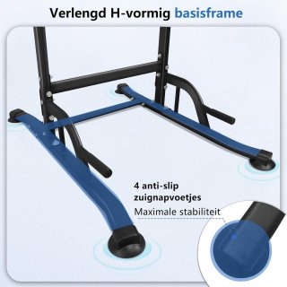 DH FitLife Power Tower Dip Station Krachtstation Thuisgym