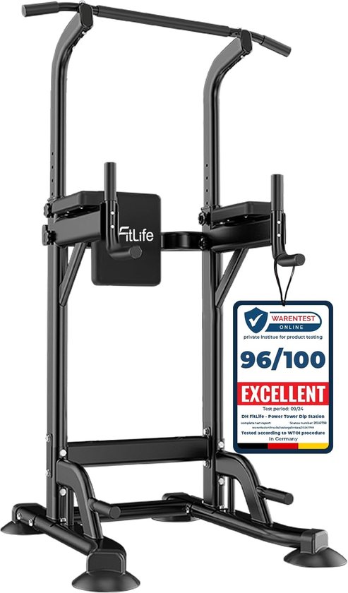 DH FitLife Power Tower Dip Station Krachtstation Thuisgym review