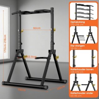 Wat vinden we goed aan de DH FitLife Power Tower Krachtstation