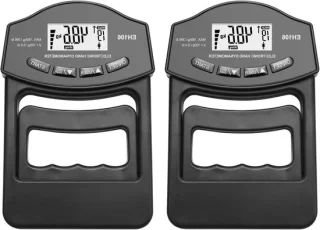 Digitale dynamometer 180 kg zwart