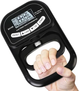 Digitale handdynamometer met lcd-scherm en usb-oplaadbare gripkrachttrainer