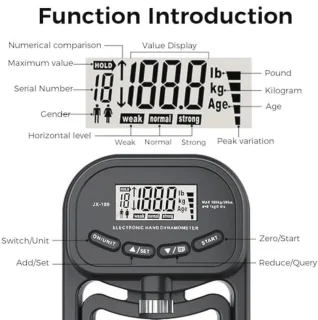 Digitale Handkrachtmeter 180 kg