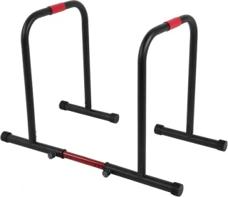 Dip Stand Fitnessstation - 117x64x80 cm - Zwart