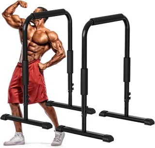 Dip stands fitness station