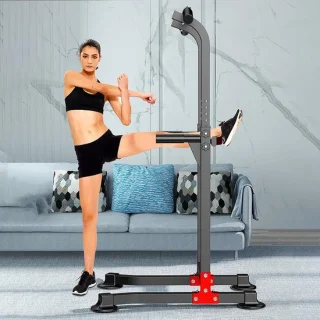 Dip station krachttraining zwart