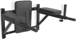 Dip station muur 70 cm breed zwart