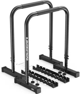 Dip station parallettes bars zwart