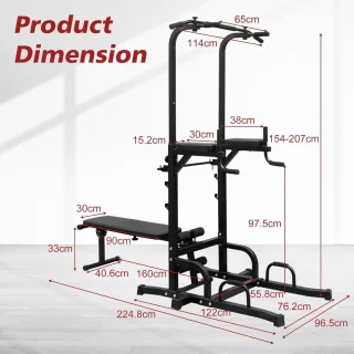 Dip Station Vrijstaand Fitnessstation