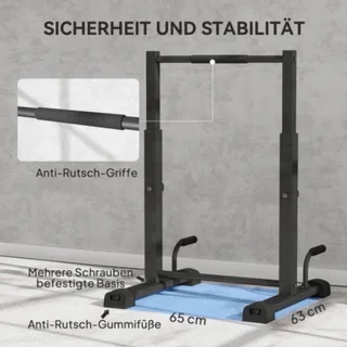 Dipbar – opdruksteunen – parallettes – dip station – fitnessbar