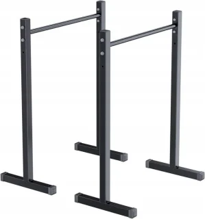 Dipstation handgrepen oefenbars 105 cm zwart
