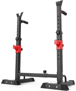 DnA® Squat Rack Power Rack Zwart 128x58x140 cm