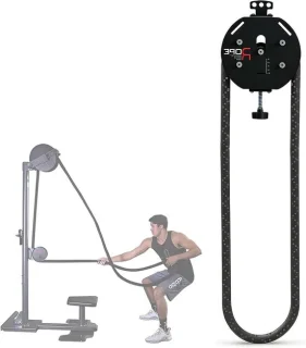 Eindeloos Trainingstouw - Kabelkatrolsysteem - Zwart