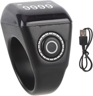 Fafeicy digitale vingerteller IP67 waterdicht, oplaadbaar