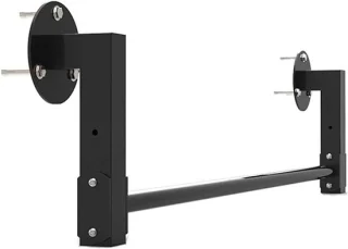 Fitness bar krachtstation muur rood