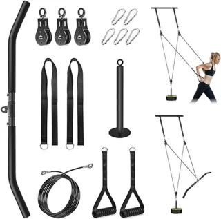 Flexibel en krachtig trainen met het dubbele cable pulley systeem