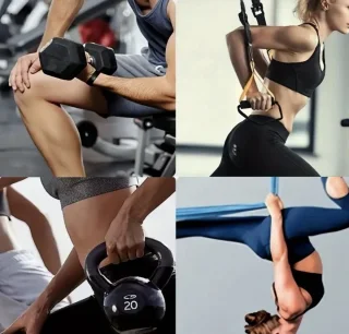 Fitness Grip Gymhandschoen Wit Ergonomisch