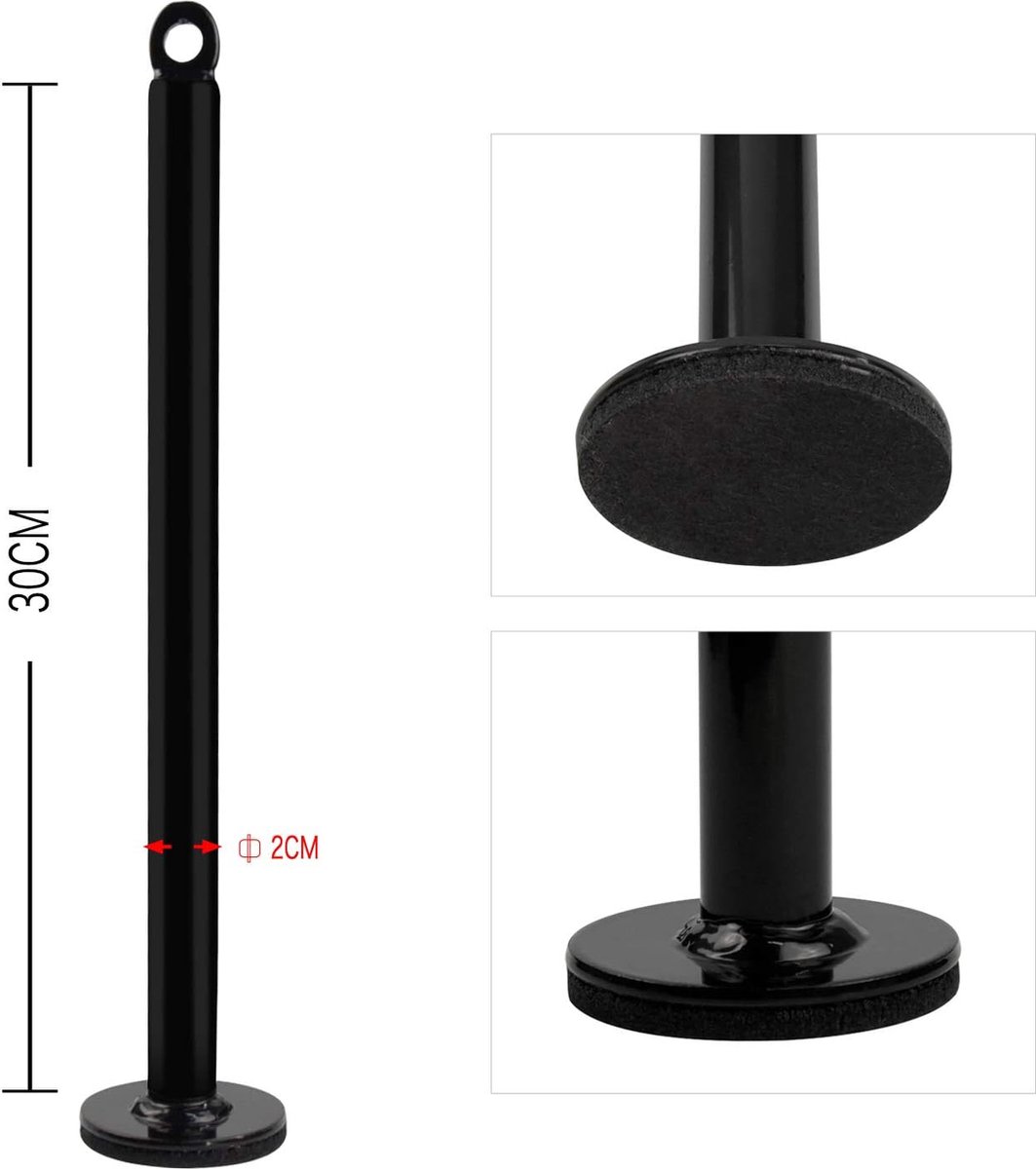 Wat vinden we goed aan de Fitness Kabel Machine 13-delig met Stang en Touw Zwart