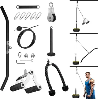 Fitness kabel systeem zwart