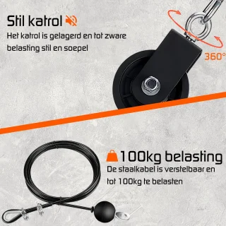Fitness Kabelsysteem Krachtstation Thuisgebruik