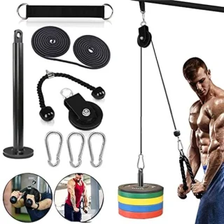Fitness katrol systeem zwart