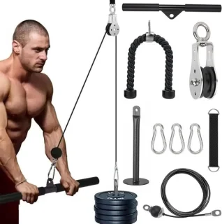 Fitness katrolsysteem zwart