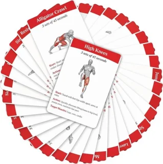 Fitness Oefeningen Kaarten - 36 stuks