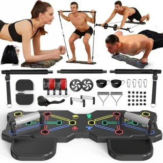 Fitness set - 3.82 kilogram - zwart