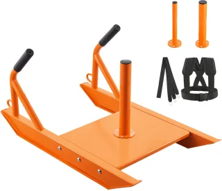 Fitness Trainingsslee 69x44x37 cm Oranje - Robuust Staal