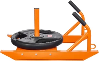 Fitness Trainingsslee 69x44x37 cm Oranje - Robuust Staal