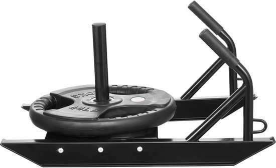 Fitness Trainingsslee 69x44x37 cm Zwart Steel review