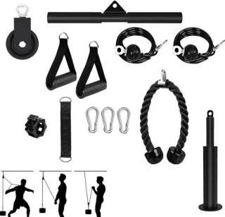 FitPro Katrolsysteem Kabeltrainer 13-delig