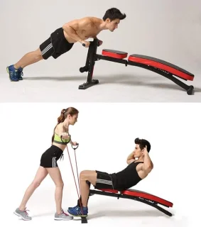 FlexCore elite trainingsbank - Verstelbare & opklapbare fitnessbank - zwart